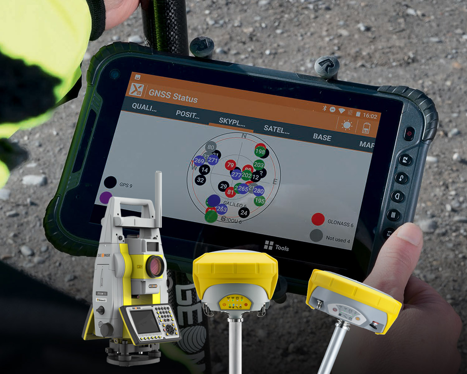 Hur fungerar mätutrustning vintertid, MaskinSystem hjälper er med allt om hur mätutrustning och mättekniken från GeoMax fungerar vintertid.